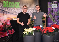 Marijn Permentier en Gaël Decock van Decock met hun "Pre-introductie". Het waren voor nu nog nummertjes maar de mannen lichtten alvast een tipje van de sluier op voor de IPM. Daar zullen ze deze nieuwe genetica uit eigen huis officieel introduceren.